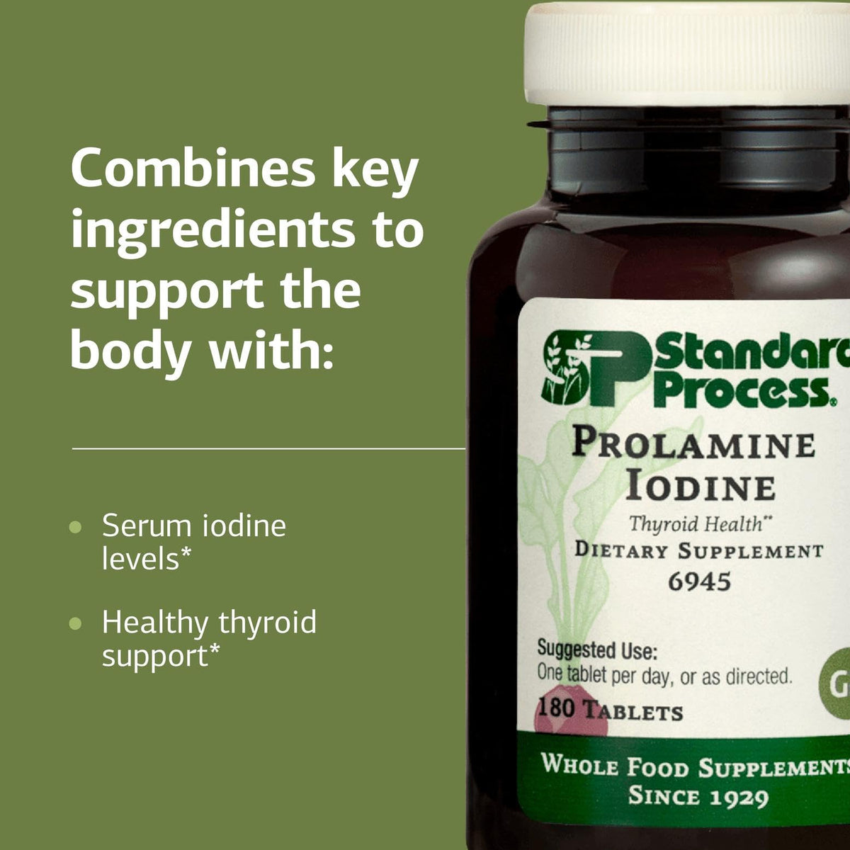 Standard Process Prolamine Iodine, Thyroid & Endocrine Support
