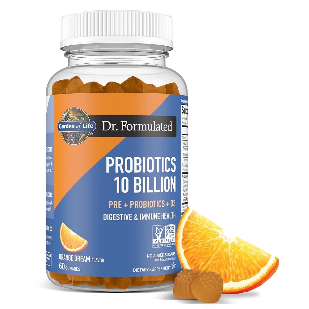 Garden of Life Dr. Formulated Probiotic Gummies Orange Dream - 60ct