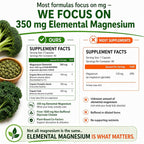 HCL Herbal Code Labs Magnesium Glycinate 350mg - 120 Capsules - image 9