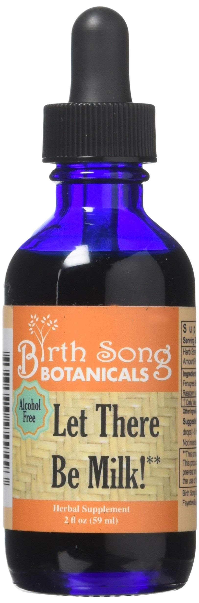 Birth Song Botanicals Let There Be Milk! Herbal Tincture - 2 Fl Oz