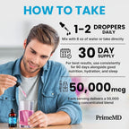 PrimeMD Hair Skin and Nails Vitamins (6810mg) w/Biotin 10000mcg - image 6