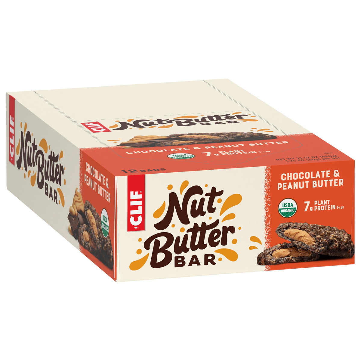 CLIF Bar Nut Butter Chocolate Peanut Butter Organic - 12 Bars - image 10