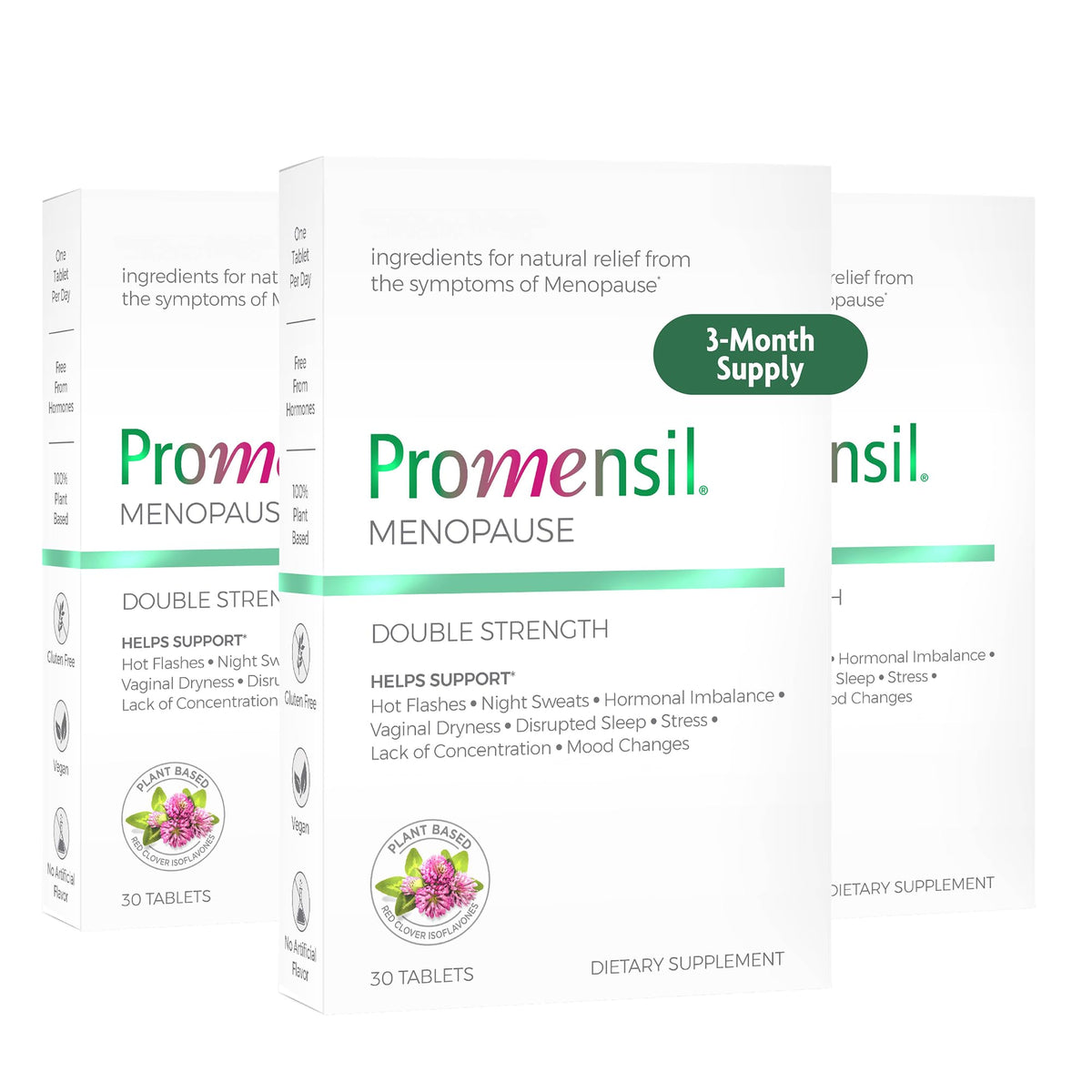 Promensil Menopause Double Strength Red Clover Tablets - 90 Tablets