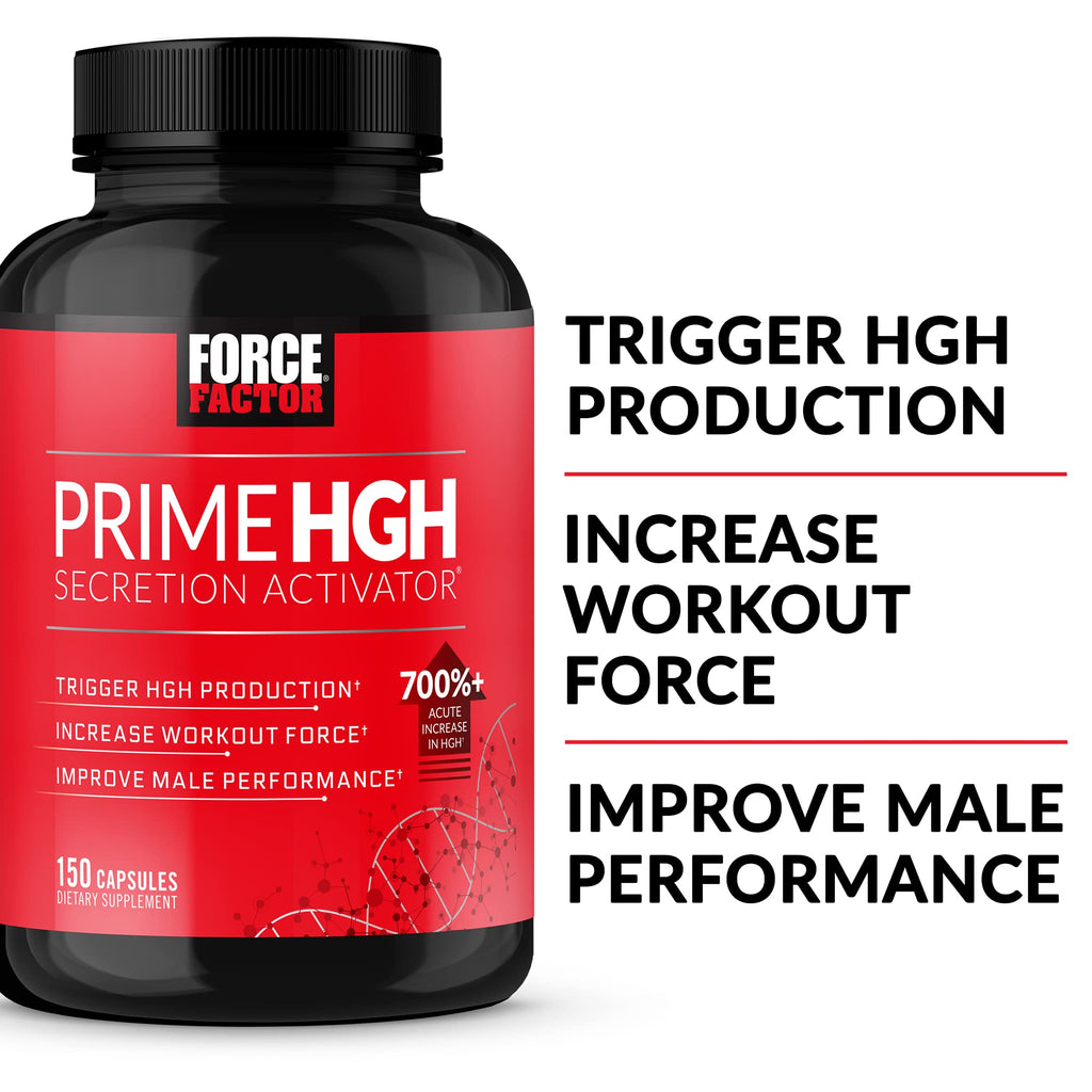 Force Factor Prime HGH Secretion Activator for Men - 150 Capsules - image 2