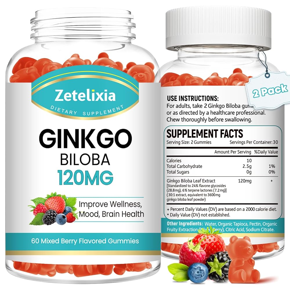 Zetelixia Ginkgo Biloba Gummies