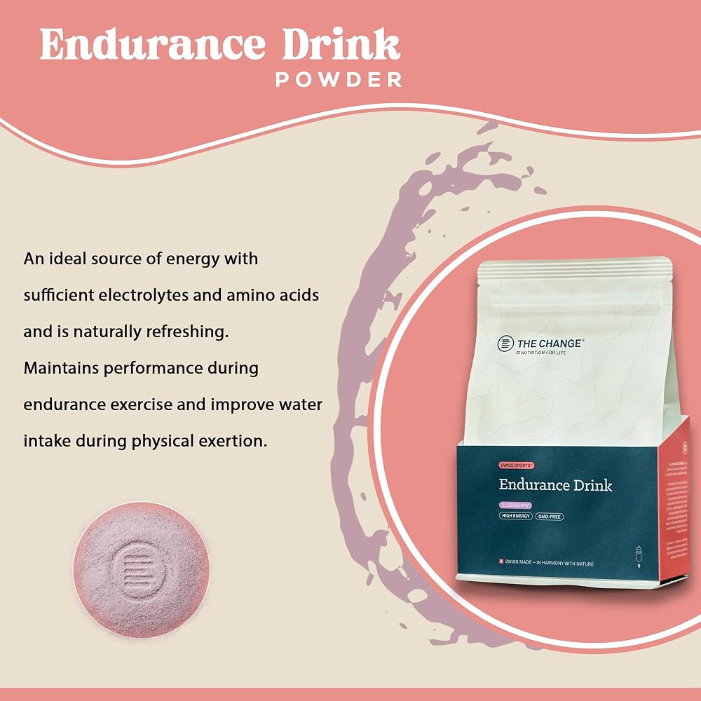 B THE CHANGE Endurance Drink Powder Elderberry - 540g - image 4