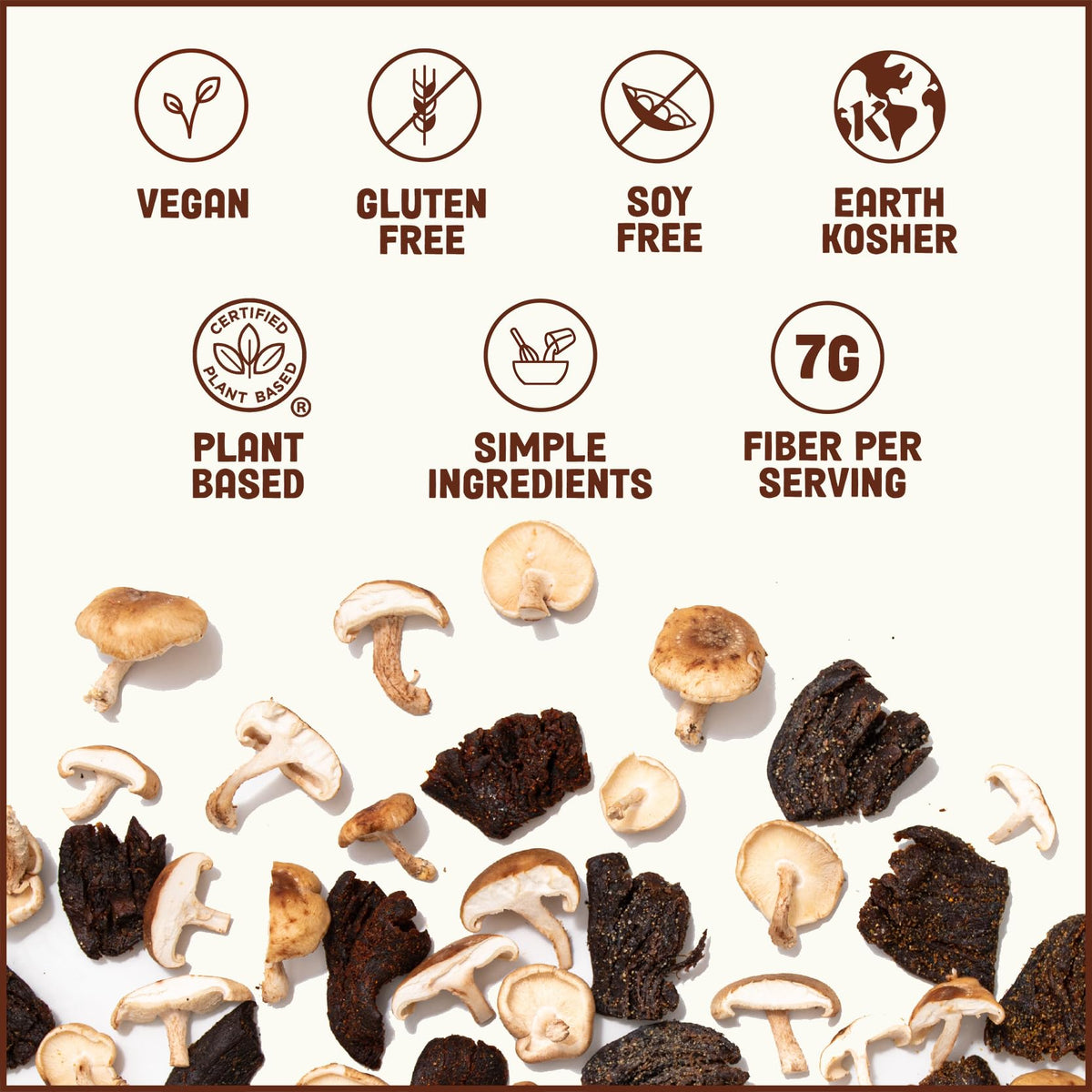 Pan's Mushroom Jerky Shiitake Original Flavour - 2.2 oz - image 3