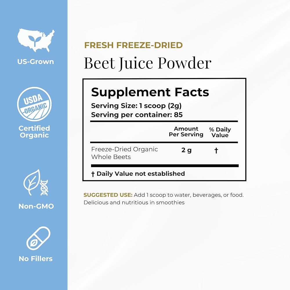 Eclectic Herb Organic Beet Juice Powder for Energy - 6 oz - image 8