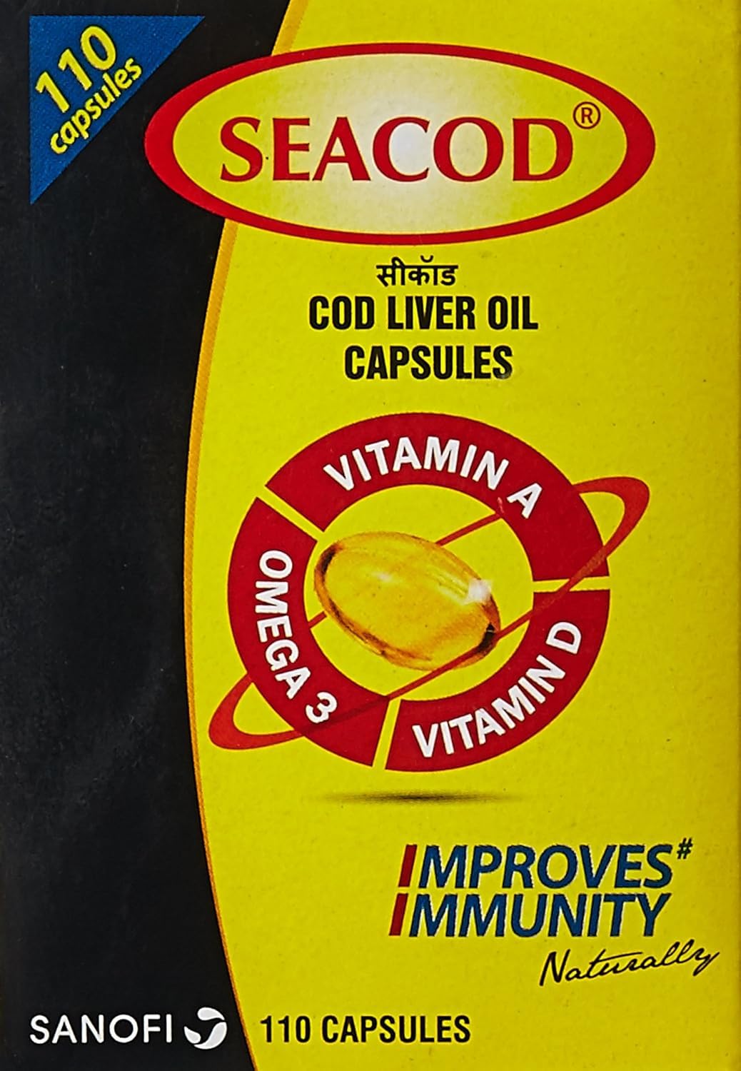 Kalyani Merck SevenSeas Original Cod Liver Oil Capsules - 500 Capsules