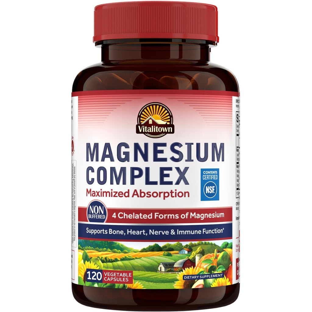 Vitalitown Magnesium Complex 500mg - 120 Capsules