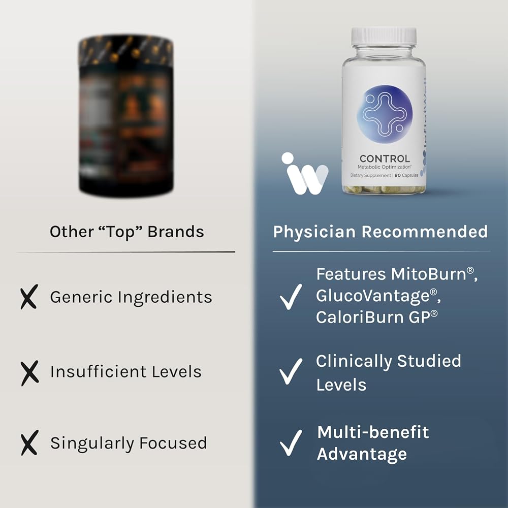 InfiniWell Control Metabolic Health & Energy Support - 90 Capsules - image 4