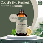 zestyfit Liquid Probiotic 50 Billion CFU Gut Health - 17 fl oz - image 2