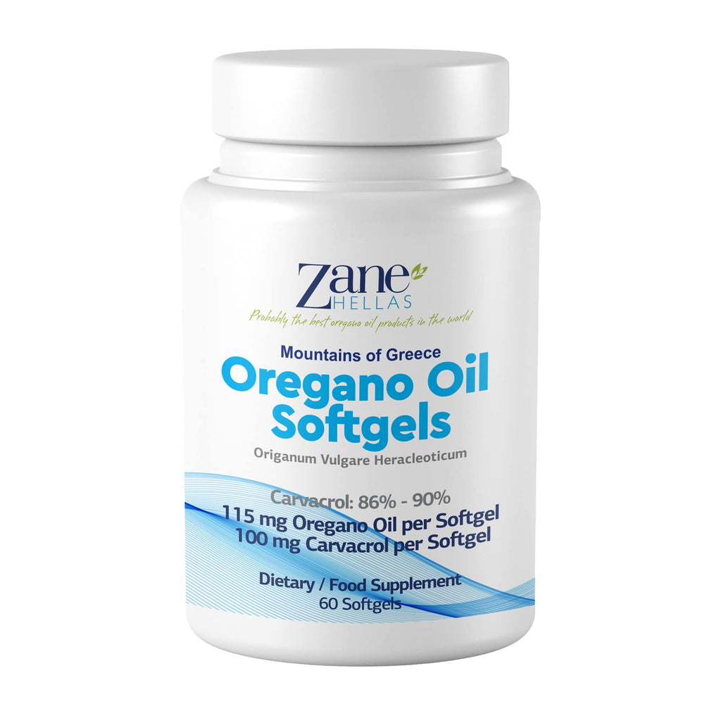 Zane Hellas Oregano Oil Extra Strength - 60 Softgels - image 2