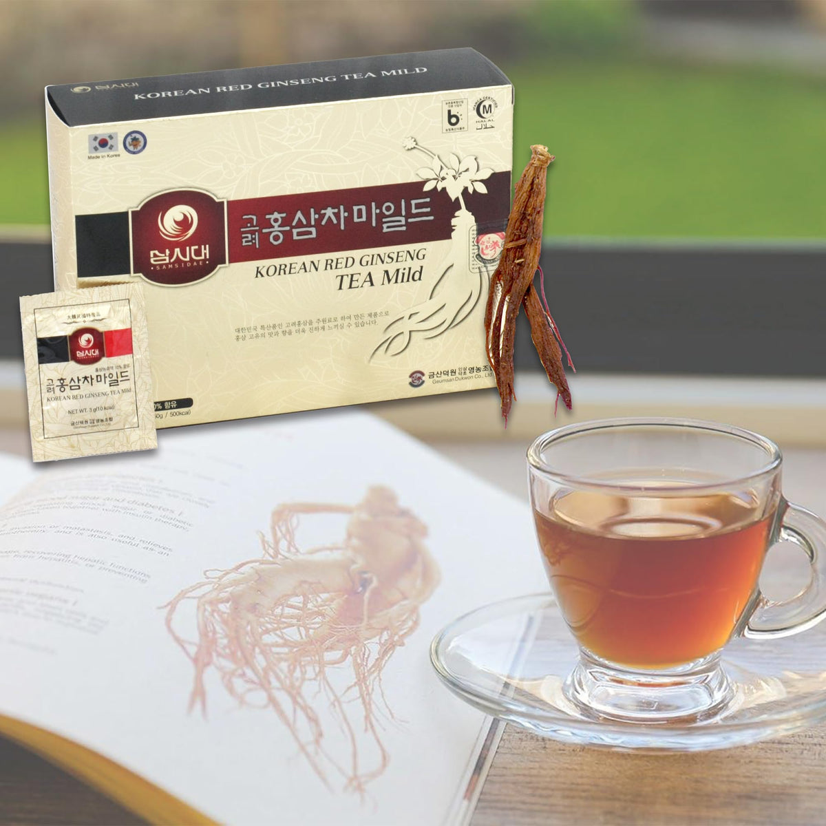 SAMSIDAE Korean Red Panax Ginseng Instant Tea - 50 Sachets - image 11