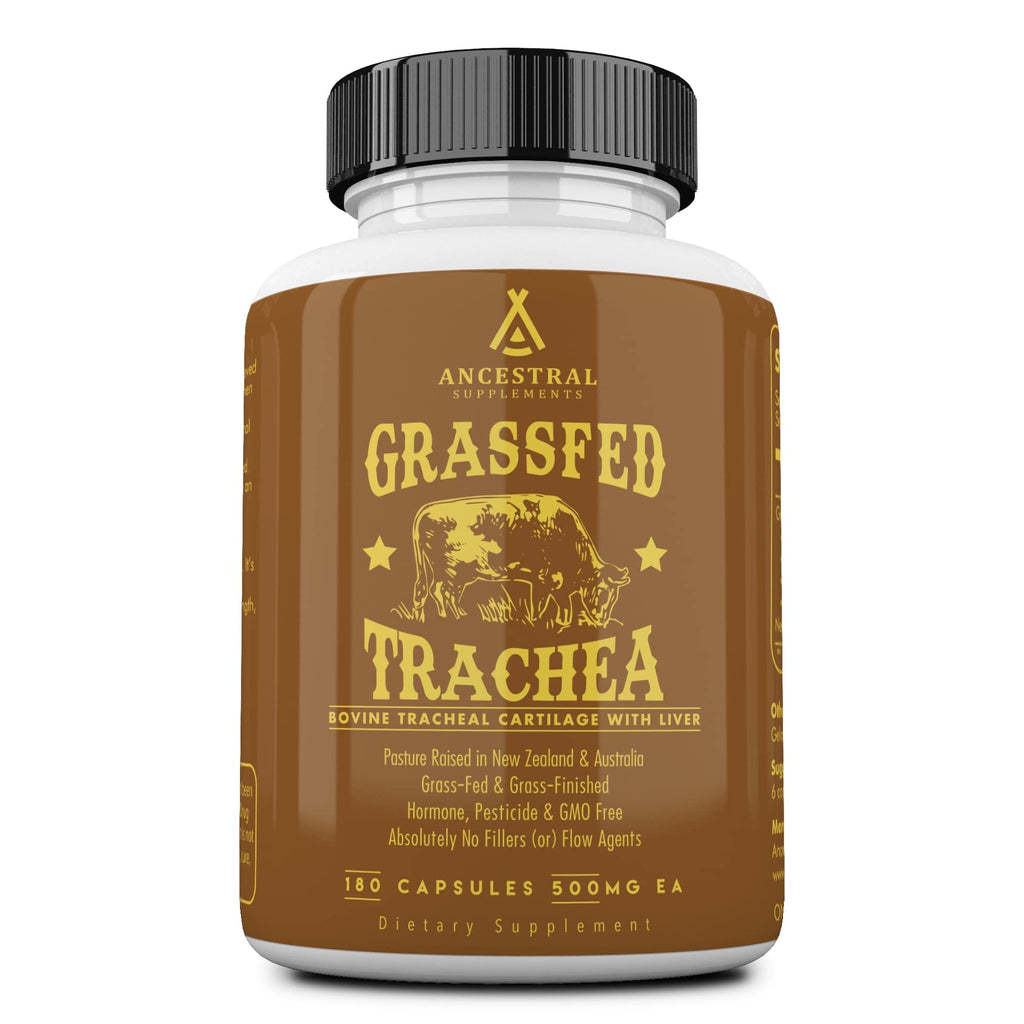 Ancestral Supplements Grass Fed Beef Tracheal Cartilage with Liver