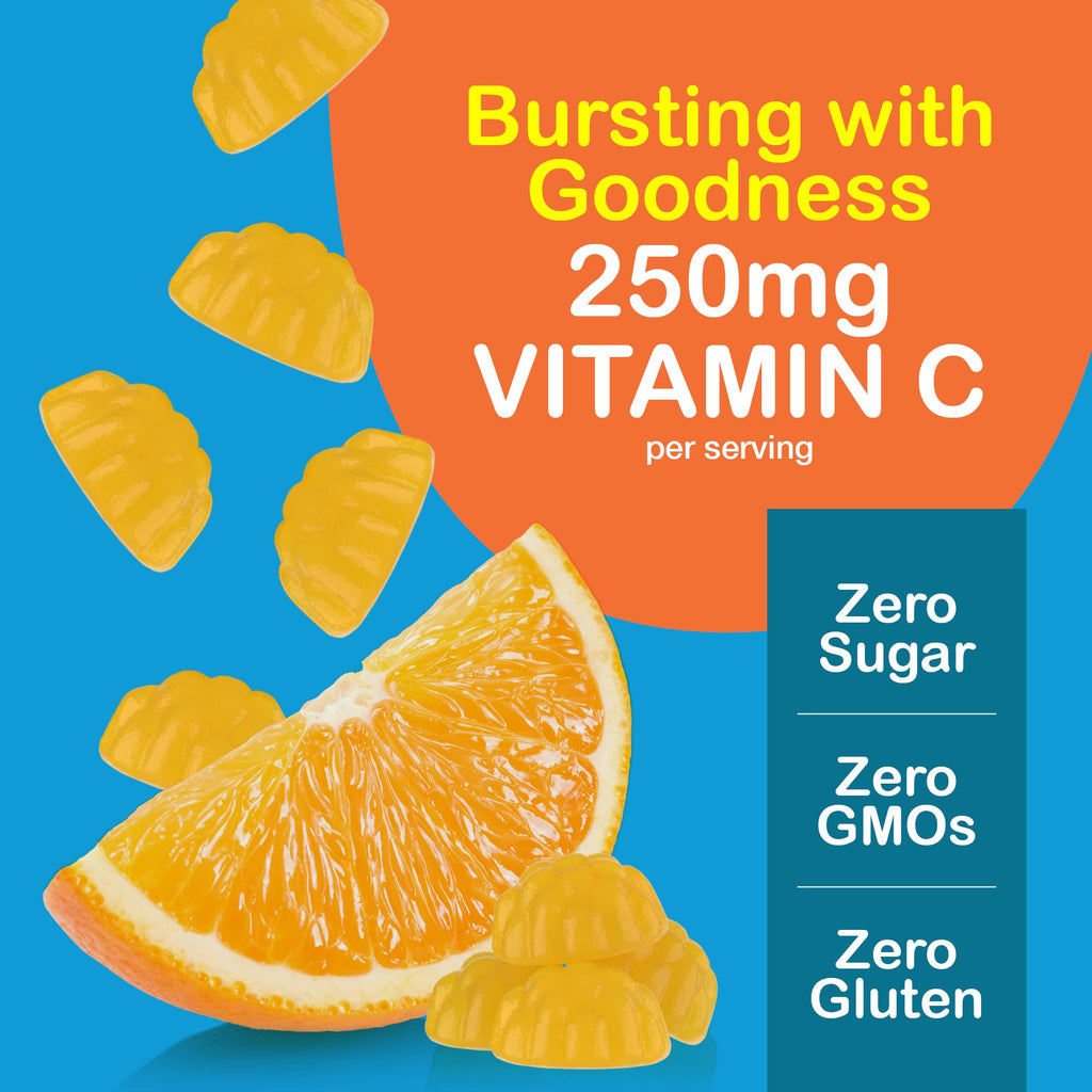 YUM-V'S Sugar Free Vitamin C Gummies 250 mg - 60 Count - image 4