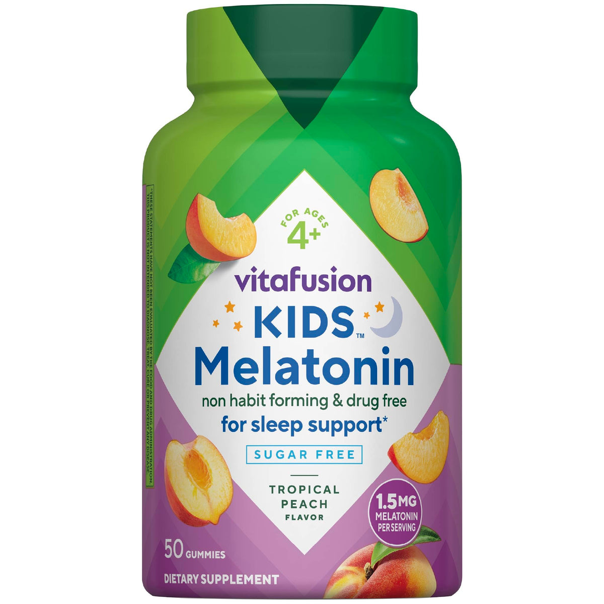 Vitafusion Kids Melatonin Sugar-Free Gummies 1.5 mg - 50 Gummies
