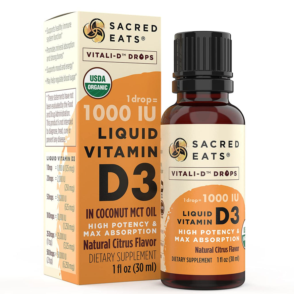 Sacred Eats Vitamin D3 Liquid Drops