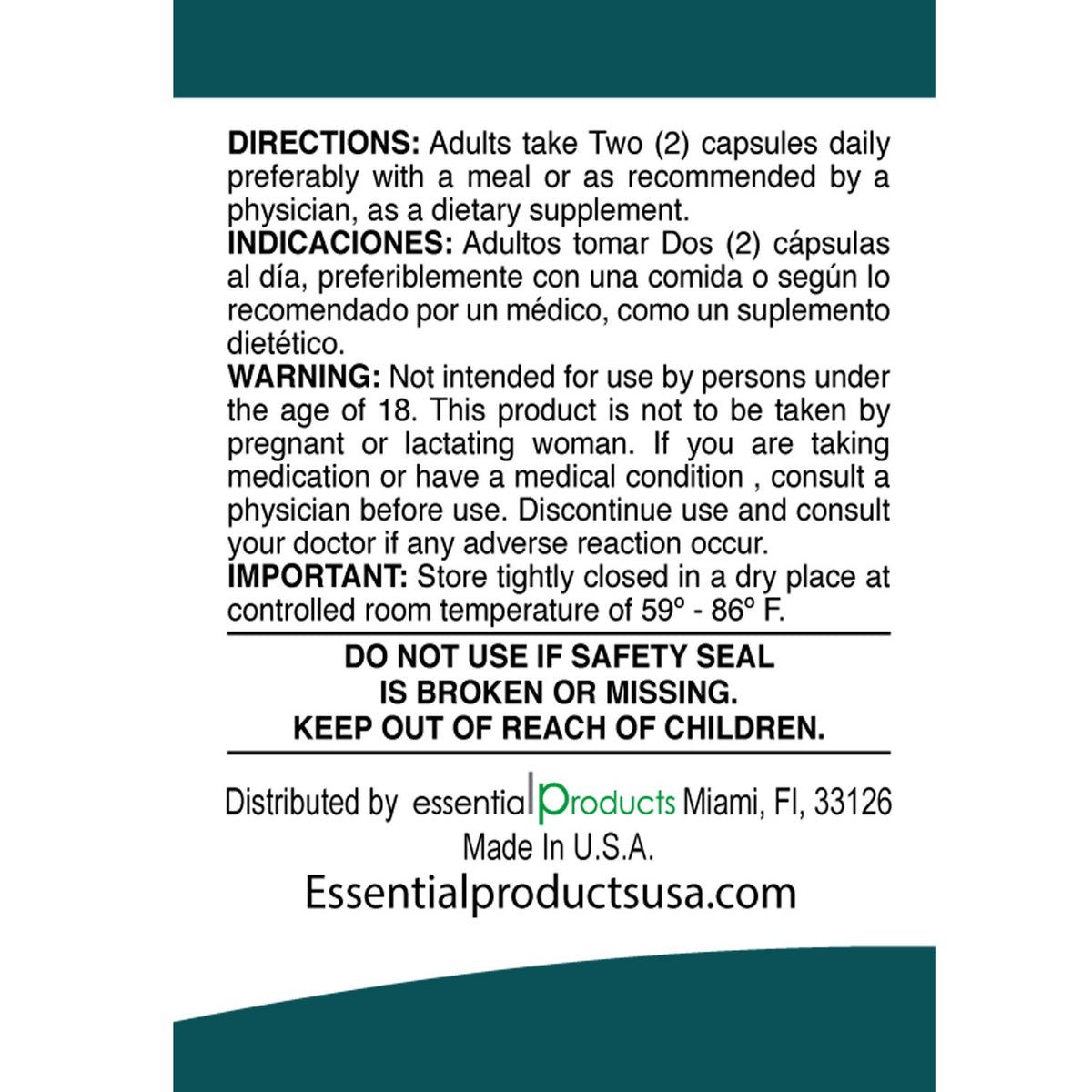 ELP ESSENTIAL Guisazo de Caballo 500 mg - 90 Capsules - image 4