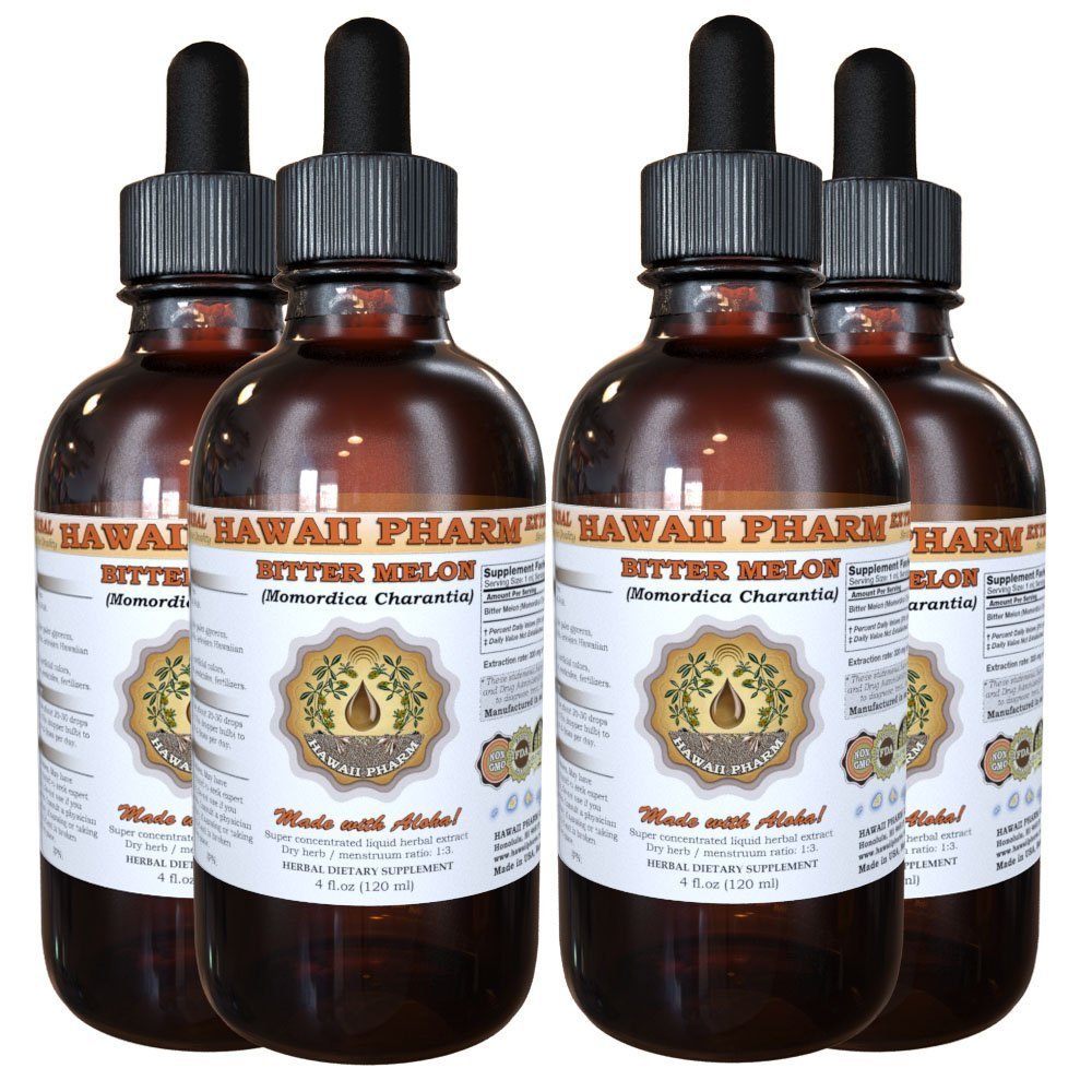 Hawaii Pharm Bitter Melon (Momordica charantia) Fruit Liquid Extract
