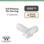 Double Wood Supplements TMG Betaine Anhydrous 1000mg - 180 Capsules - image 5