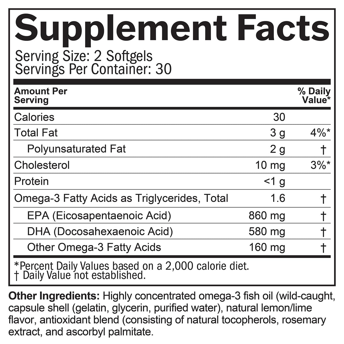 BrainMD Dr Amen Omega-3 Power Joint & Immune Support - 60 Softgels - image 4