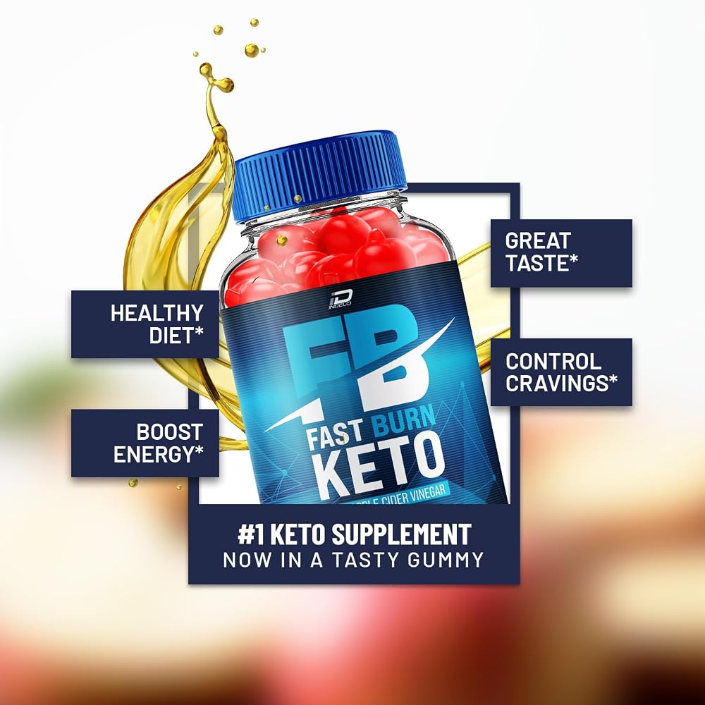 Indelo Fast Burn Keto ACV Gummies with Vitamin B12 - 300 Gummies - image 4