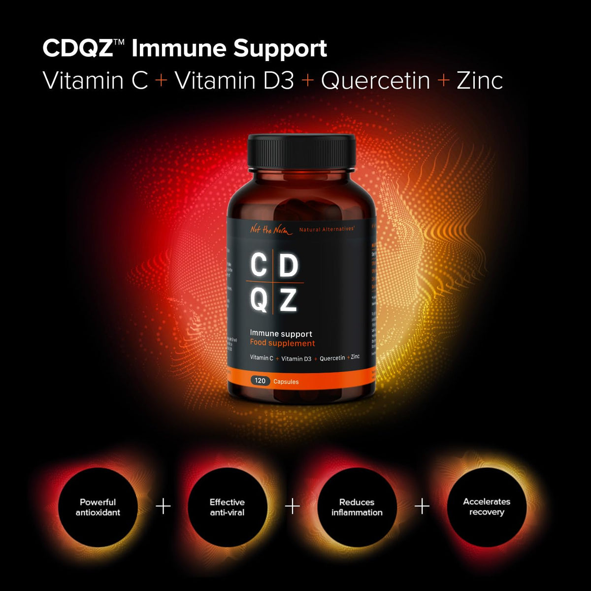 Not the Norm CDQZ Immune Support - 120 Capsules - image 2