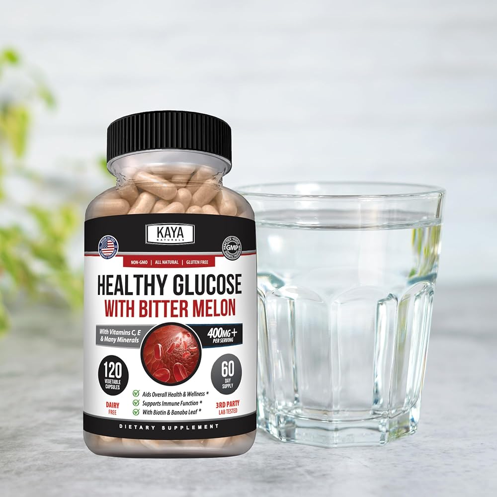 Kaya Naturals Healthy Gluco with Bittermelon Supplement - 120 Capsules - image 7