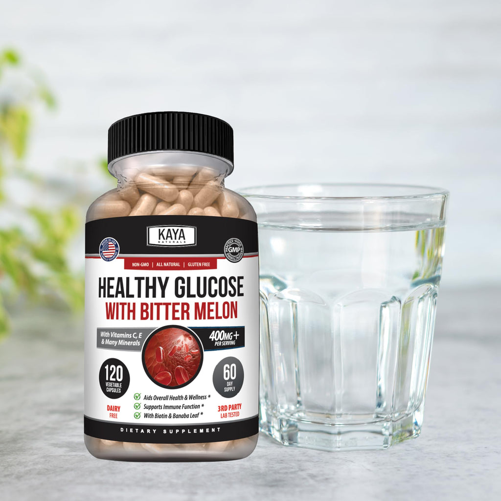 Kaya Naturals Healthy Gluco with Bittermelon Supplement - 120 Capsules - image 7