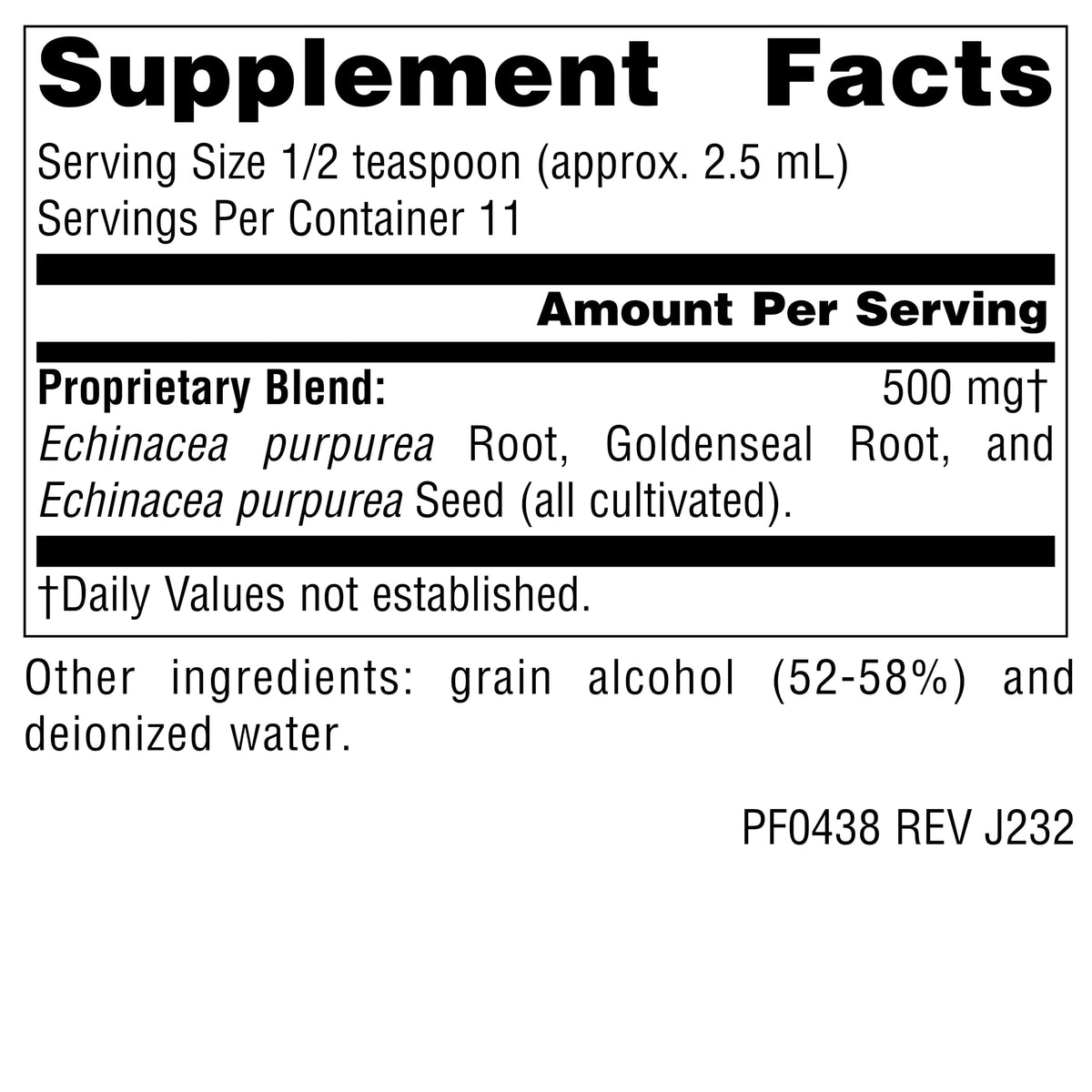 Planetary Herbals Echinacea-Goldenseal Liquid Extract - 1 Fl Oz - image 2