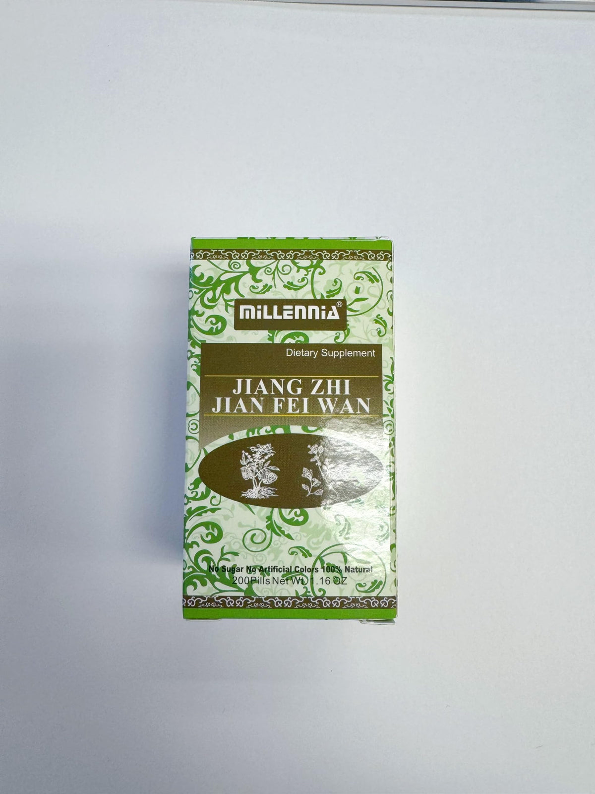 Millennia Jiang Zhi Jian Fei Wan Herbal Supplement - 200 Capsules