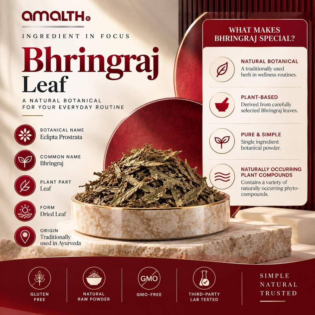 AMALTH Bhringraj Capsules 1500 mg - 120 Vegetarian Capsules - image 3