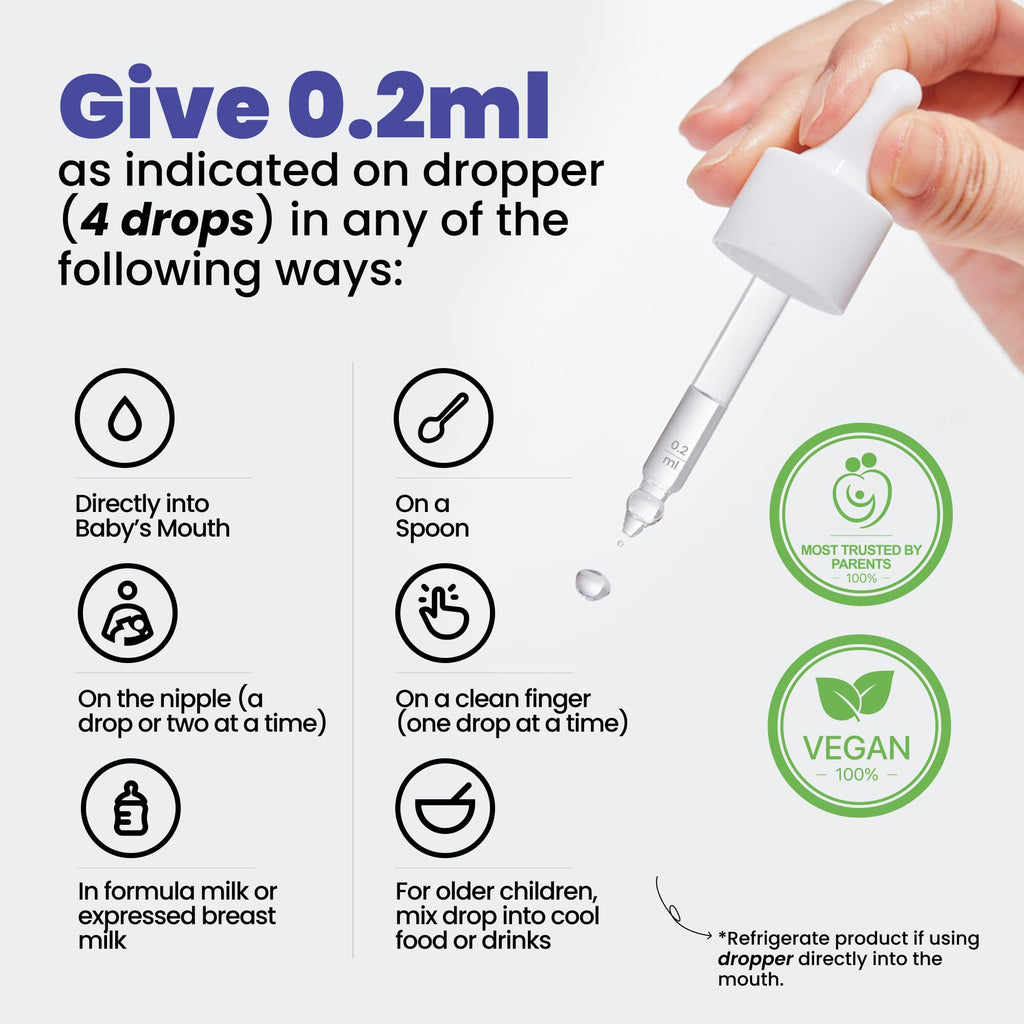 Swiss Bork Baby Probiotic Drops with Vitamin D3 - 10ML - image 2