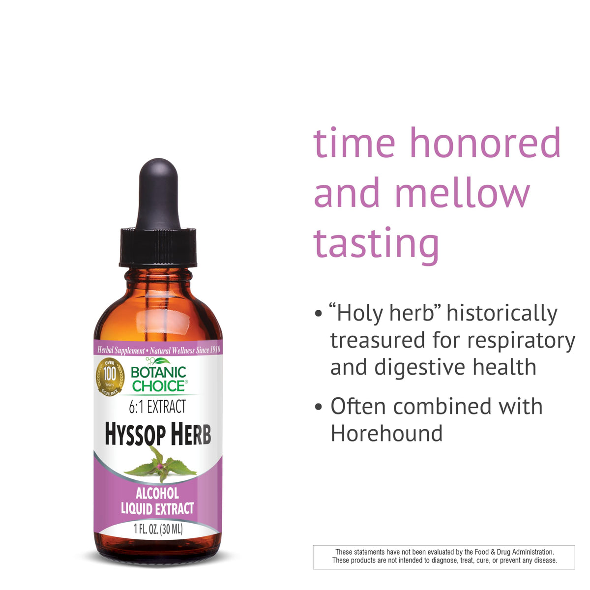 Botanic Choice Hyssop Liquid Extract - 1 Fl Oz - image 3