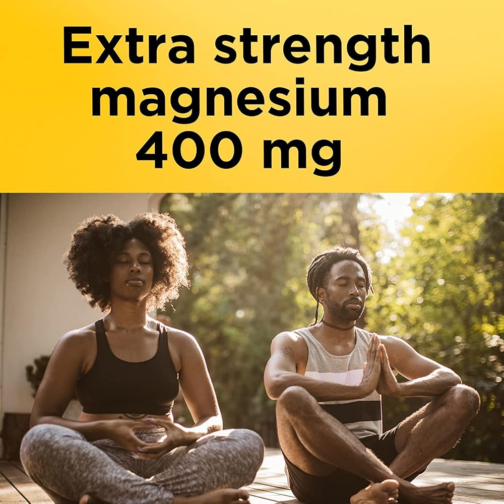 Nature Made Extra Strength Magnesium Oxide 400 mg - 60 Softgels - image 3