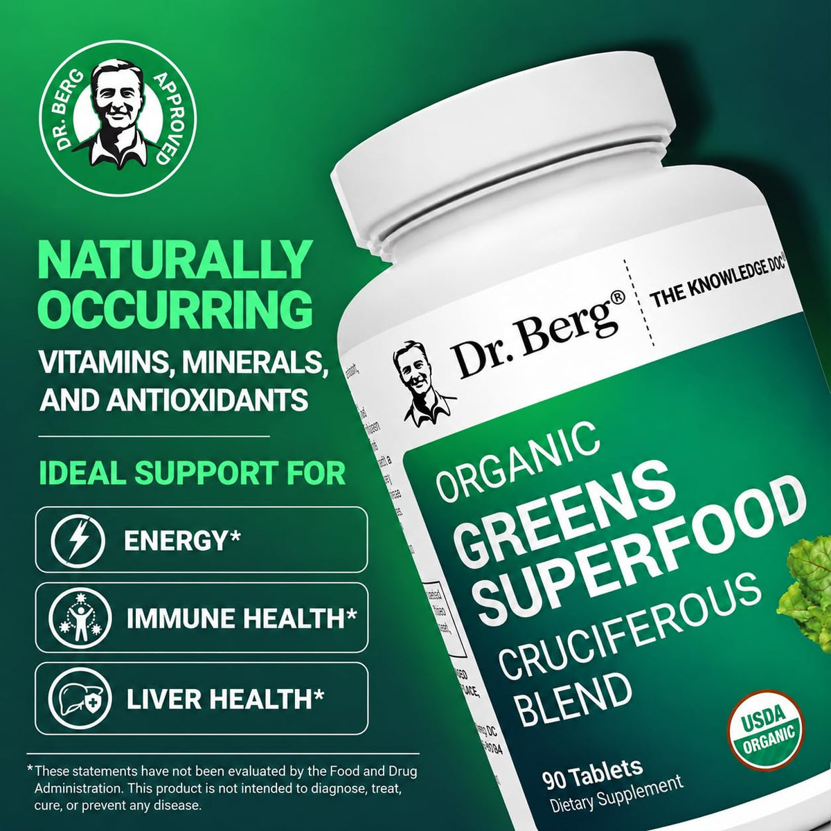 Dr. Berg's Organic Cruciferous Support