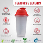 SIGNORA WARE Shaker Bottles 20-Ounce - 2 Pack - image 3