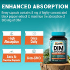 Vitalibre DIM Supplement 300 mg Hormone Balance - 120 Capsules - image 5