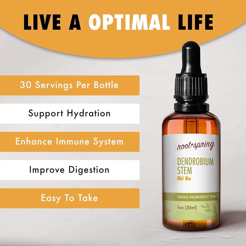root + spring Dendrobium Stem Herbal Tincture - Shi Hu Liquid Extract