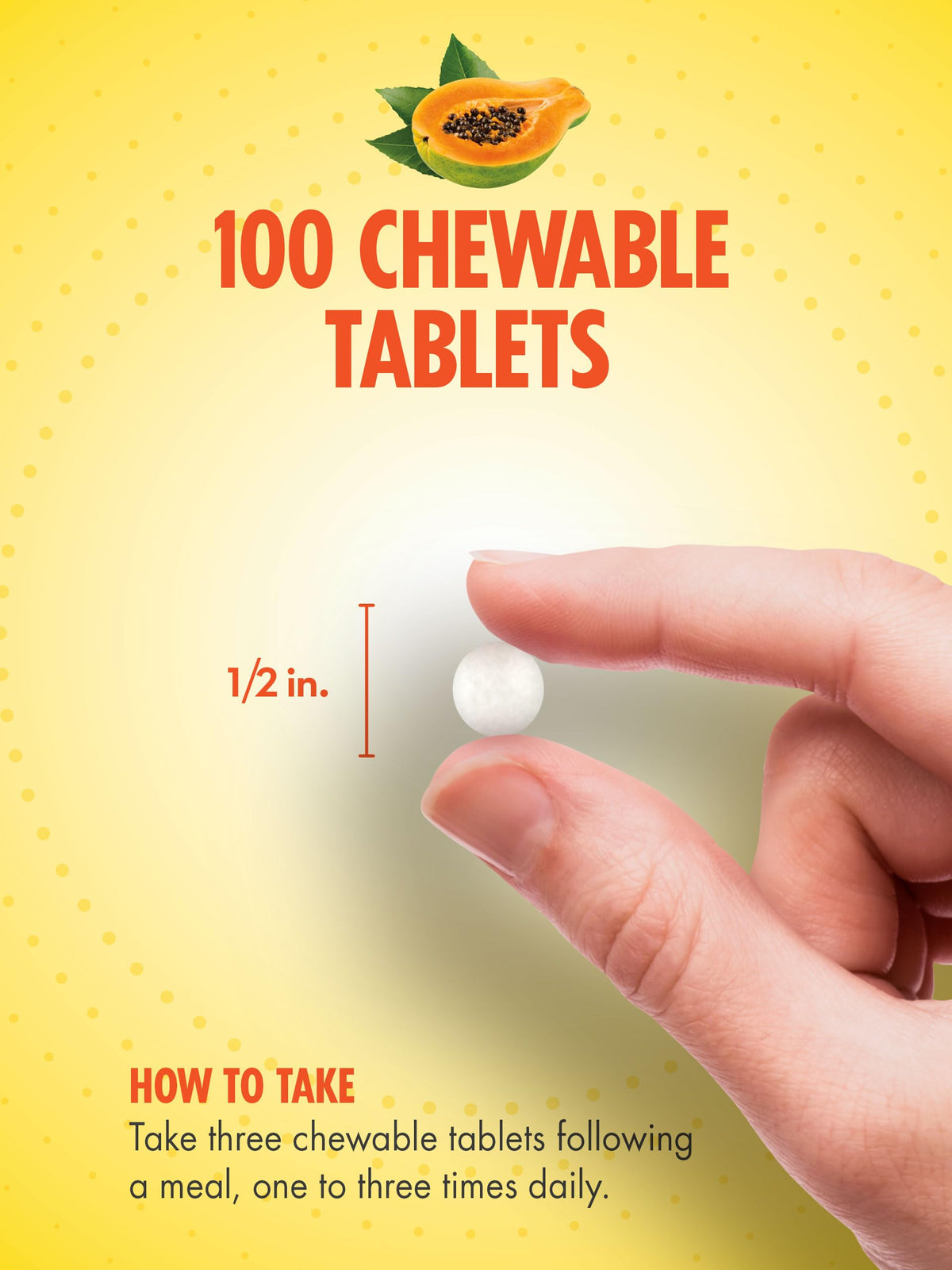 Sundance Papaya Enzymes Chewable Tablets - 100 Tablets - image 4