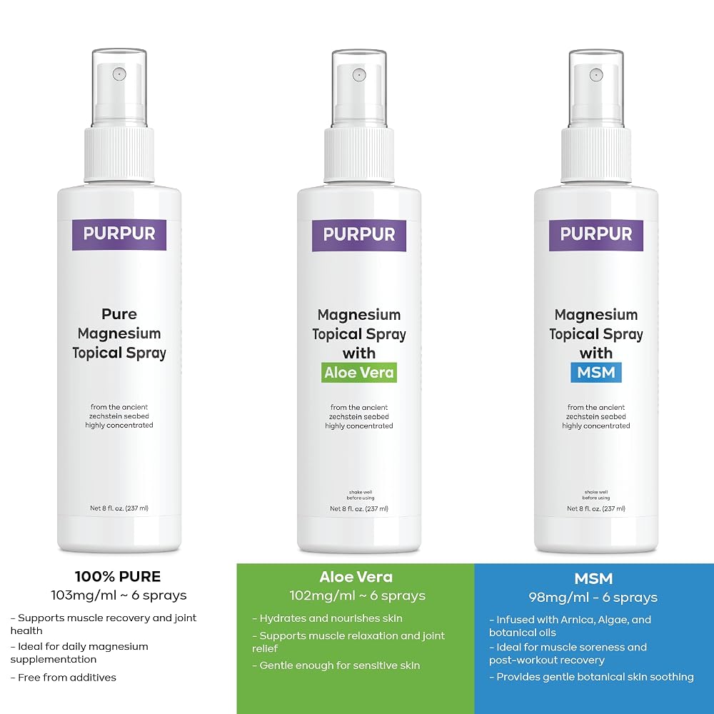 PURPUR Zechstein Magnesium Oil Spray for Muscle Recovery - 8 oz - image 4