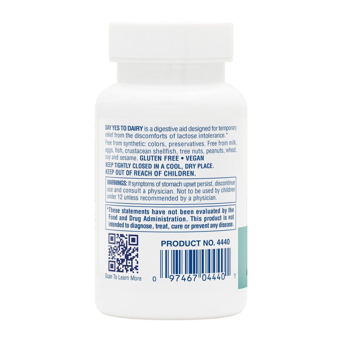 NaturesPlus Say Yes to Dairy Lactase Enzyme - 50 Tablets - image 7