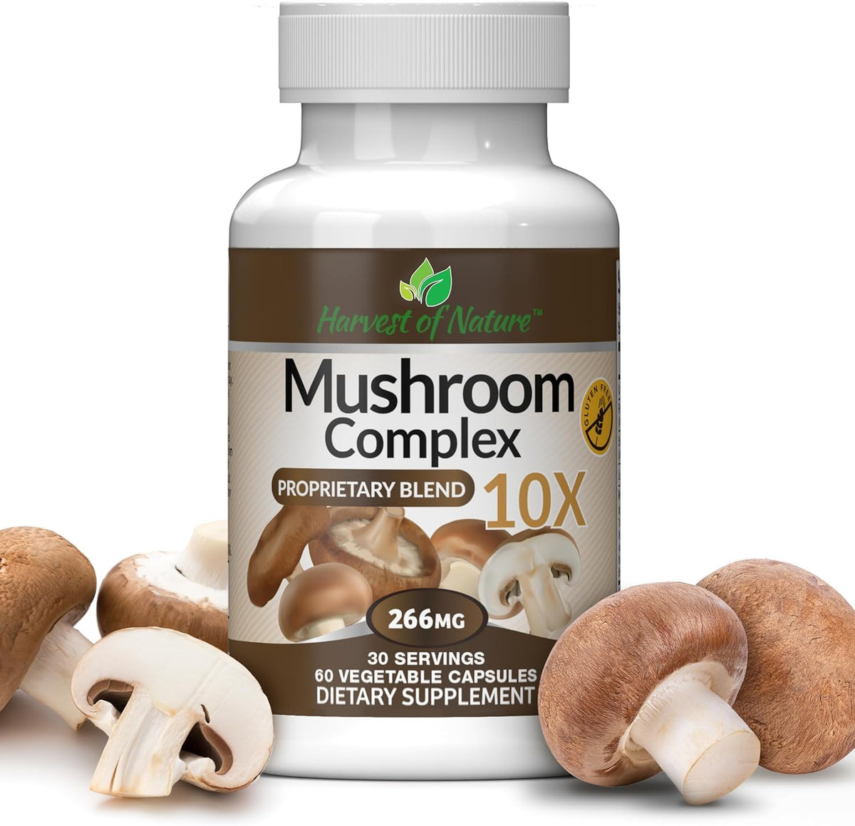 Harvest of Nature Mushroom Complex - 60 Capsules - image 4