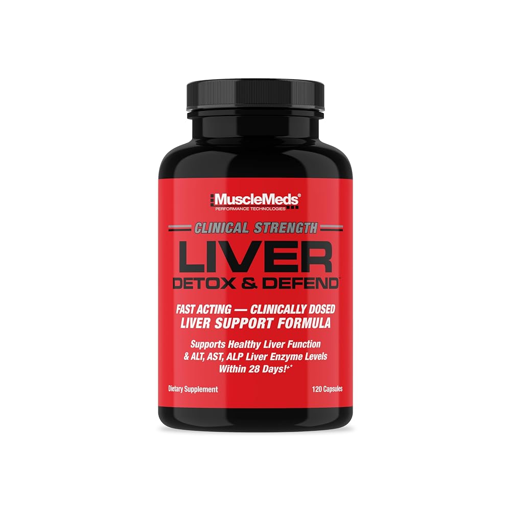 MuscleMeds Liver Detox & Defend Herbal Support - 60 Capsules