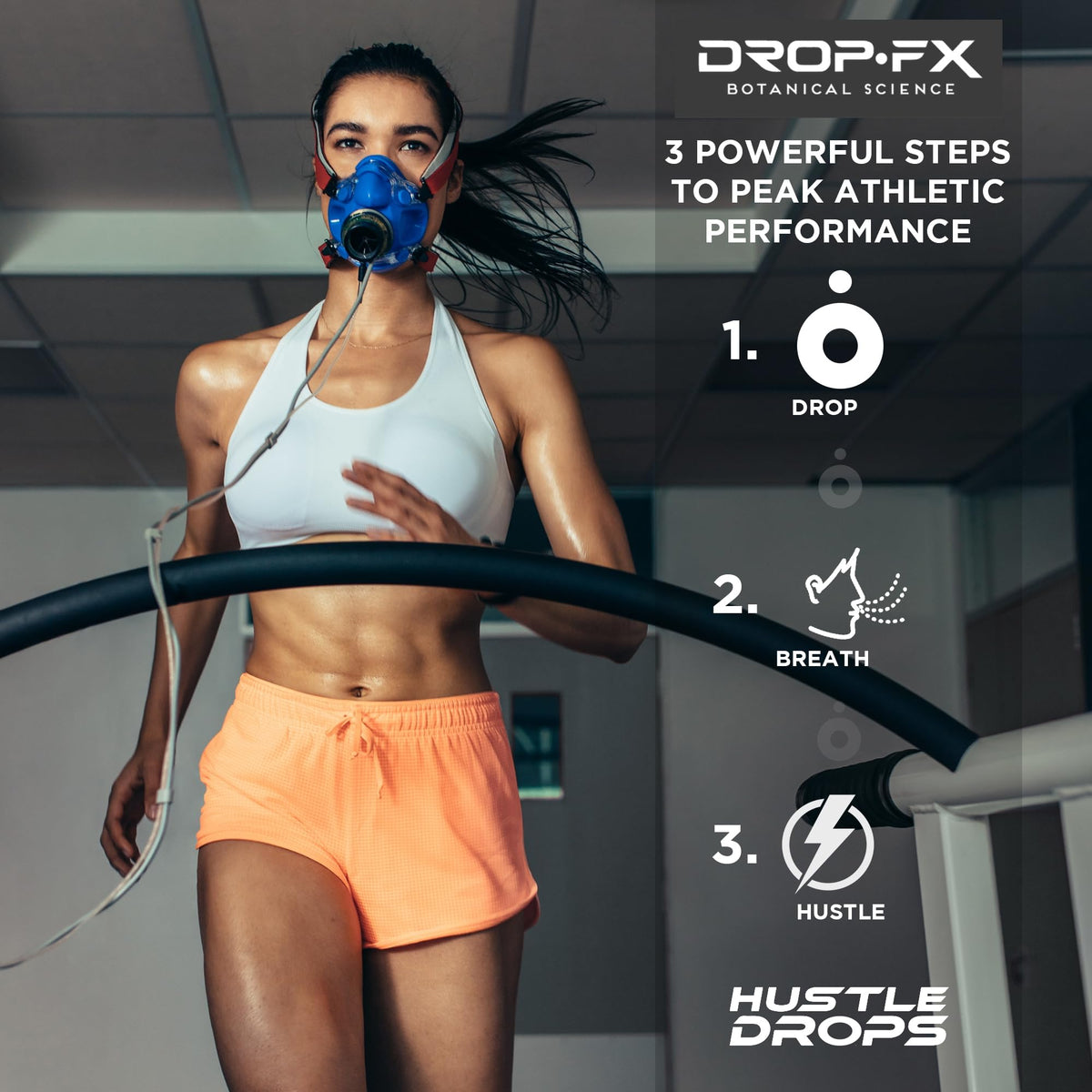 DROP FX Hustle Drops Peppermint & Wintergreen Respiratory Support - 1 Fl Oz - image 2