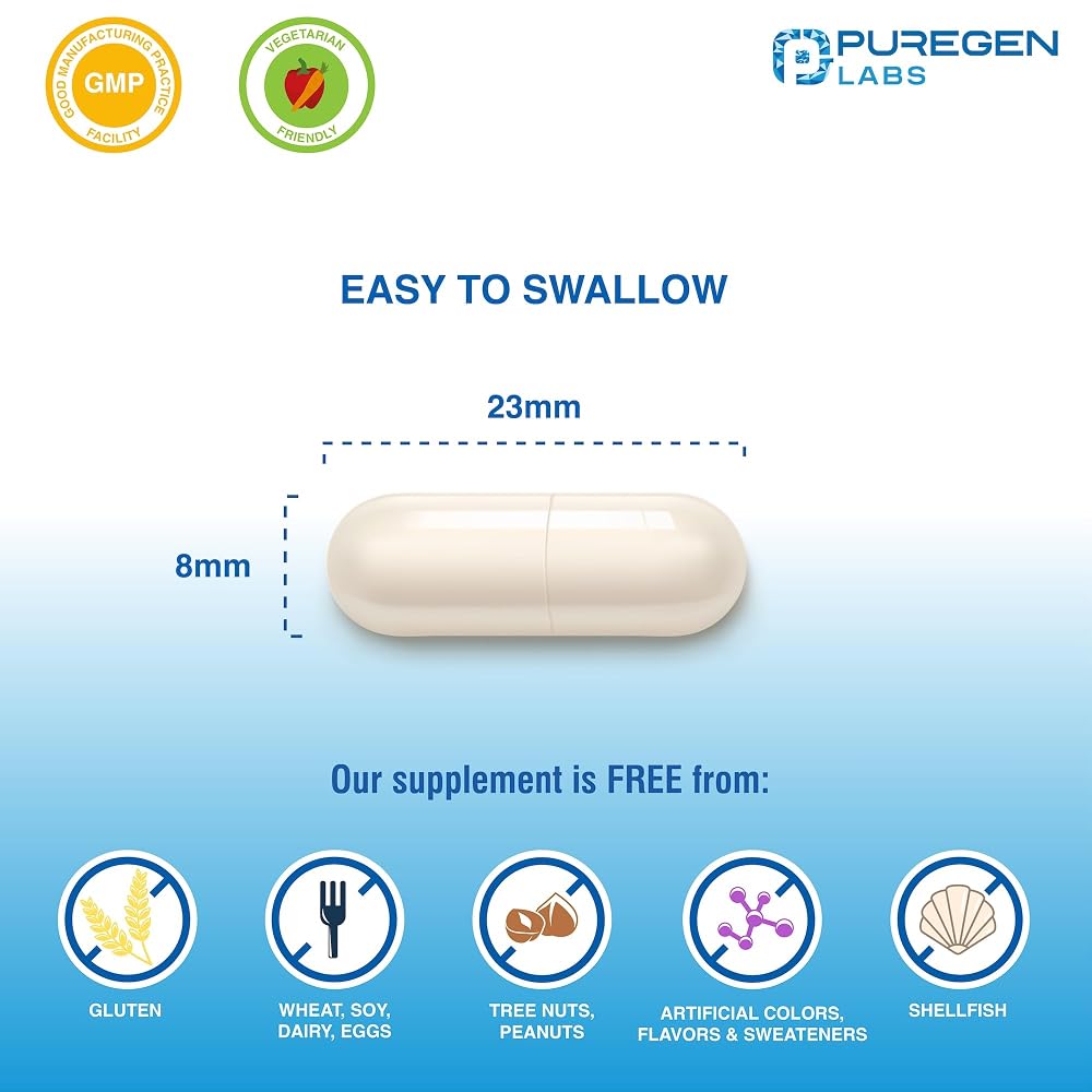 Puregen Labs Potassium Bicarbonate 1020 mg - 240 Vegetarian Capsules - image 6