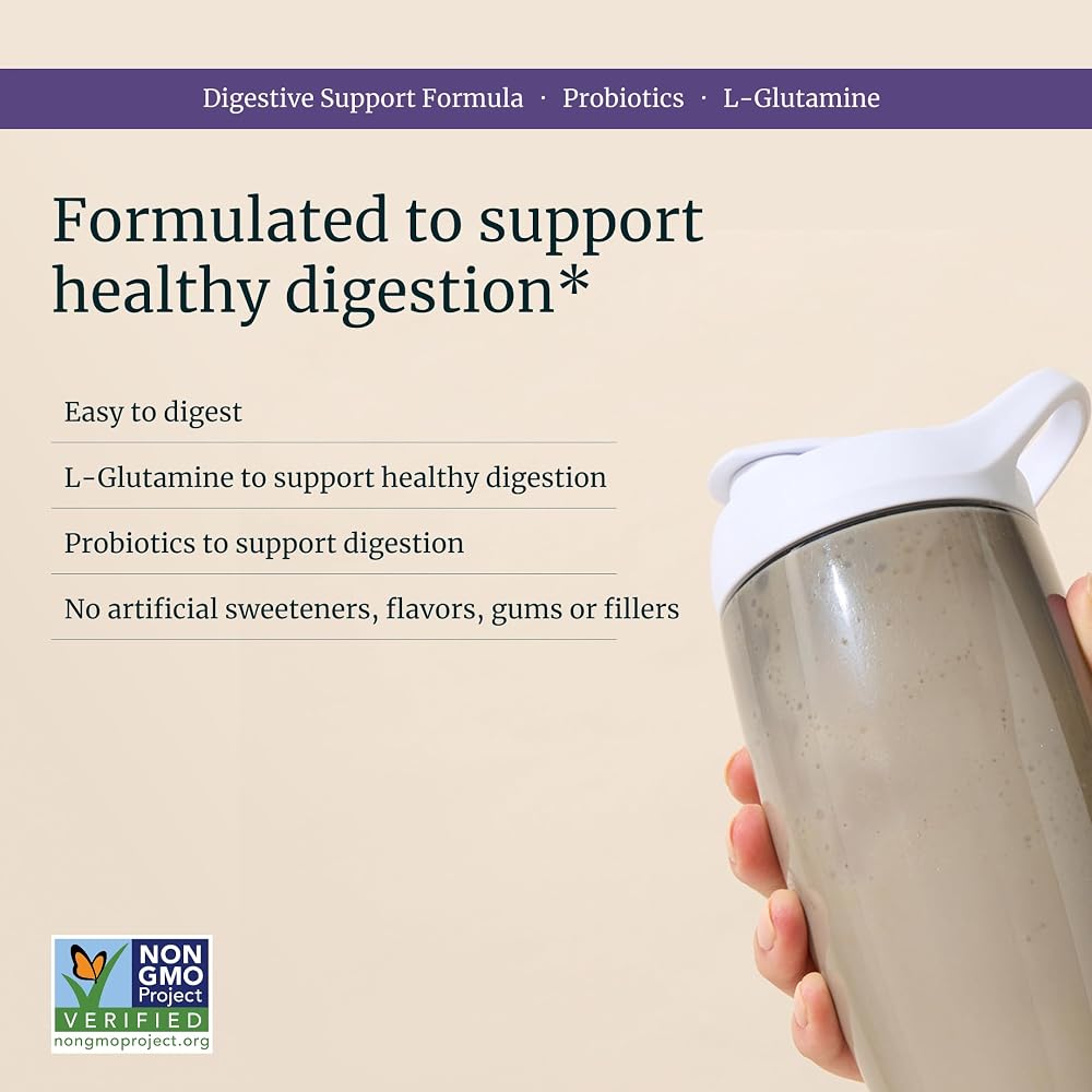 BETHANY'S PANTRY Digestive Support Vegan Pea Protein Powder, Strawberry - 1 lb - image 3