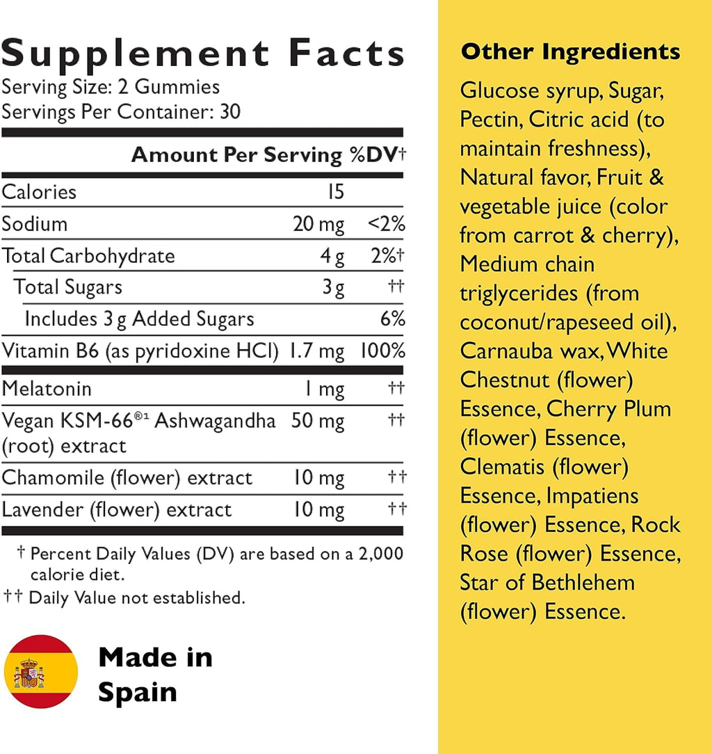 RESCUE Bach Plus Sleep & Stress Support Gummies