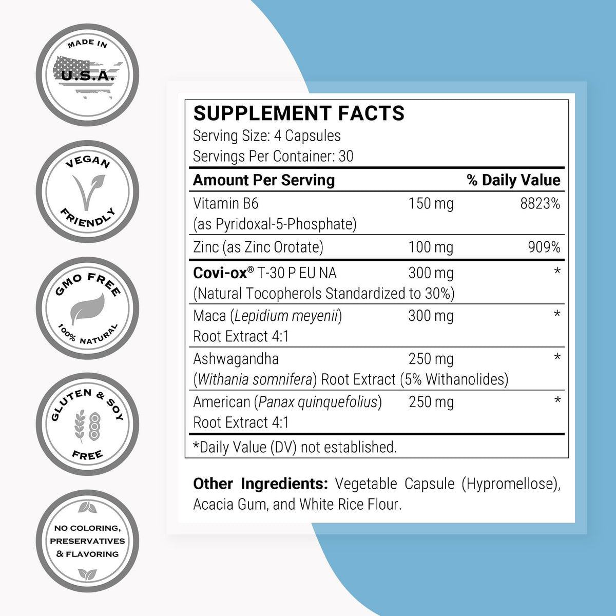 Supersmart Natural Anti Prolactin Supplement - 120 Vegetarian Capsules - image 4
